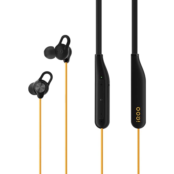 iQOO Wireless Sport | Bluetooth in-Ear Earphones with Mic | 11.2mm Driver | 80ms Low Latency - Rajputtrade