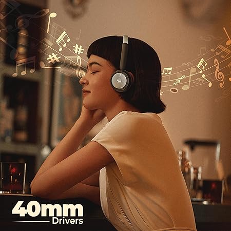 ZEBRONICS Duke 2 PRO, Wireless Headphone, 50 Hours Playback, ENC, Rapid Charging, 3 EQ Modes, Bluetooth v5.4, Call (Brown)