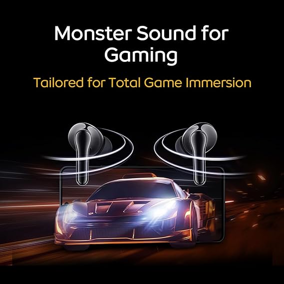 iQOO TWS 1e in-Ear Earbuds with Mic, Upto 30dB Active Noise Cancellation, 3 Hours Playtime, with Upto 42 hrs Playback time (Flame Yellow) - Rajputtrade