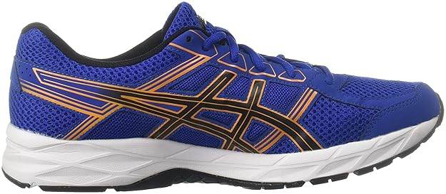 ASICS Men's Gel-Contend 4B+ Running Shoes (BLUE/ORANGE) - Rajputtrade