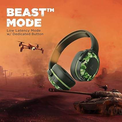 boAt Rockerz 425 Bluetooth Wireless On Ear Headphones Signature Sound, ASAP Charge, 25H Playtime (Army Green) - Rajputtrade