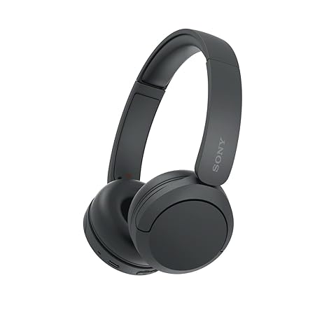 Sony WH-CH520 Wireless Bluetooth Headphones with Mic, Up to 50Hrs Battery, Voice Assistant, Customized EQ-Black - Rajputtrade
