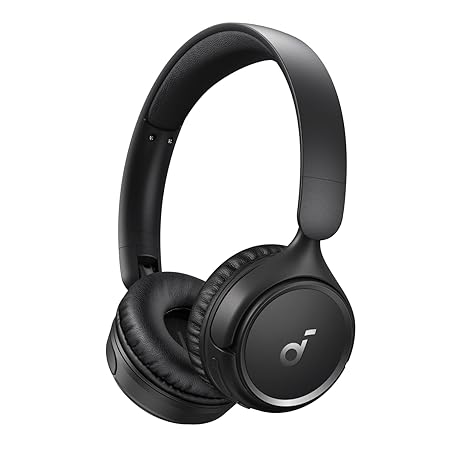 soundcore by Anker H30i Wireless On-Ear Headphones, Foldable Design, Pure Bass, 70H Playtime, Bluetooth 5.3 (Black)