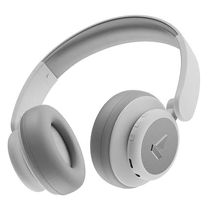boAt Rockerz 450 Pro Bluetooth Wireless On Ear Headphones with Mic with 70 Hours Battery, 40Mm Drivers (White Purity)