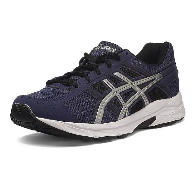 ASICS Men's Gel-Contend 4B+ Running Shoes (Indigo Blue/Pure Silver) - Rajputtrade