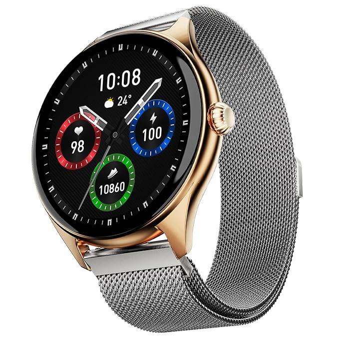 Fire-Boltt Phoenix Ultra Smart Watch 1.39 inch Bluetooth Calling, Metal Body with 120+ Sports Modes, SpO2 (Gunmetal Grey) - Rajputtrade