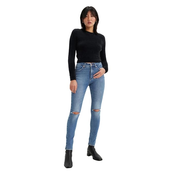 Women's High Rise Revel Shaping Skinny Fit Jeans, Blue (Size 26)
