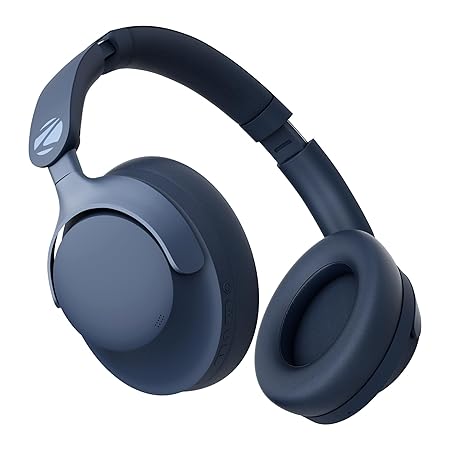 ZEBRONICS SILENCIO 111, Wireless Headphone, Hybrid ANC (50dB), 55*Hrs Backup, Bluetooth v5.4 (Black) - Rajputtrade
