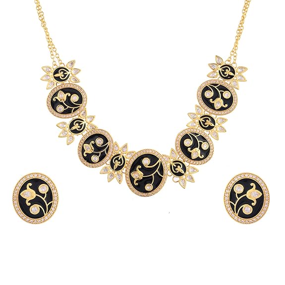 Pashmina Nyasia Choker Set | Necklace Sets For Women - Rajputtrade