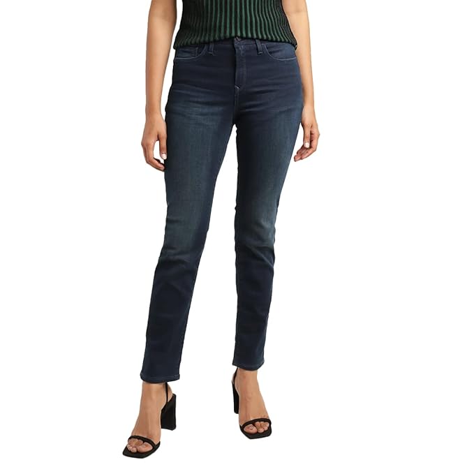Women's 312 Slim Fit Mid Rise Jeans, Blue (Size 34) - Rajputtrade