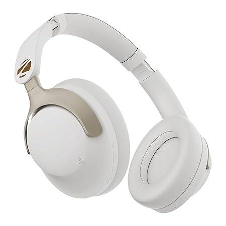 ZEBRONICS SILENCIO 111, Wireless Headphone, Hybrid ANC (50dB), 55*Hrs Backup, Bluetooth v5.4 (Black) - Rajputtrade