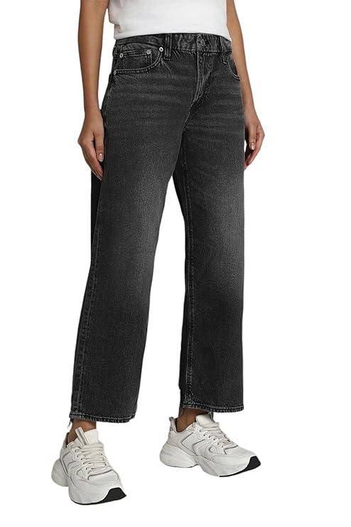 Women's Regular Jeans, Grey (Size 30) - Rajputtrade