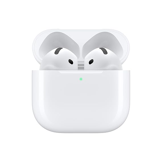 AirPods 4 Wireless Earbuds | Up to 30 Hours of Battery Life, USB-C Charging Case (White) - Rajputtrade