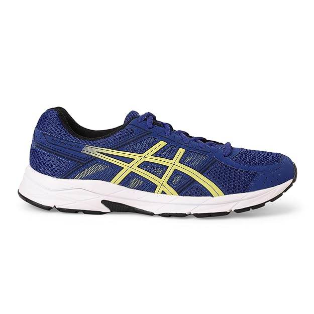 ASICS Men's Gel-Contend 4B+ Running Shoes (Blue, Yellow) - Rajputtrade