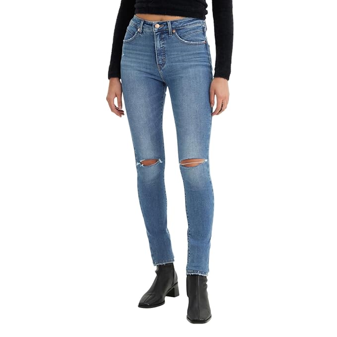 Women's High Rise Revel Shaping Skinny Fit Jeans, Blue (Size 26)
