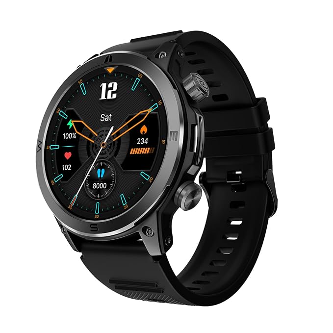 Newly Launched Noise Endeavour Rugged Design 1.46" AMOLED Display Smart Watch (Jet Black) - Rajputtrade