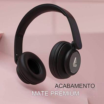 boAt Rockerz 450, 15 HRS Battery, 40mm Drivers, Padded Ear Cushions Wireless Headphone with Mic (Luscious Black) - Rajputtrade