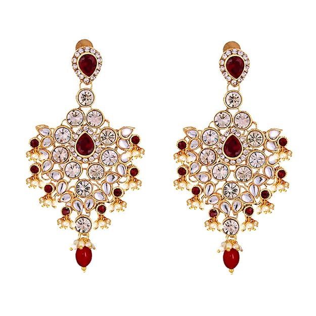 Jewellery Wedding Designer Gold Plated Dulhan Choker Bridal Set with sheeshpatti for Girls & Women - Rajputtrade
