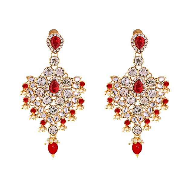 Jewellery Wedding Designer Gold Plated Dulhan Choker Bridal Set with sheeshpatti for Girls & Women - Rajputtrade