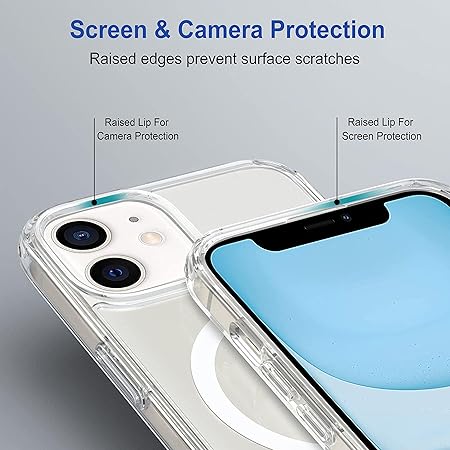 iPhone 11 Back Case Cover | Compatible with MagSafe | Clear - Rajputtrade