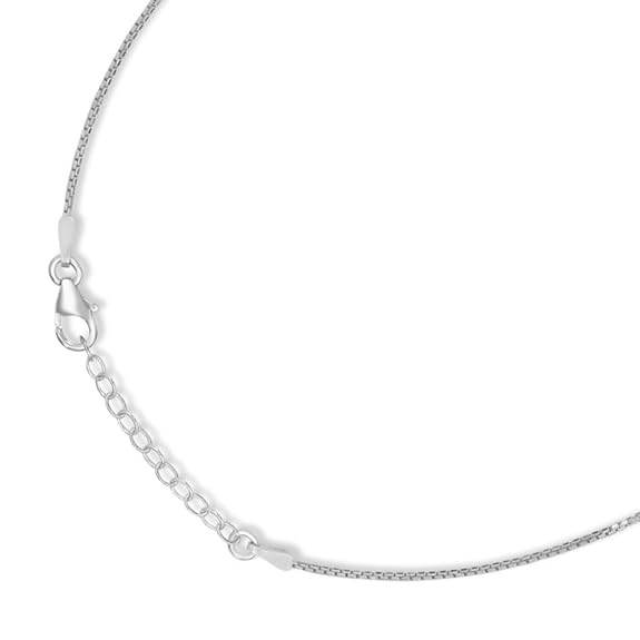 925 Sterling Silver Anklet Pair | Rhodium Plated Adorned Women Chain Anklet | - Rajputtrade