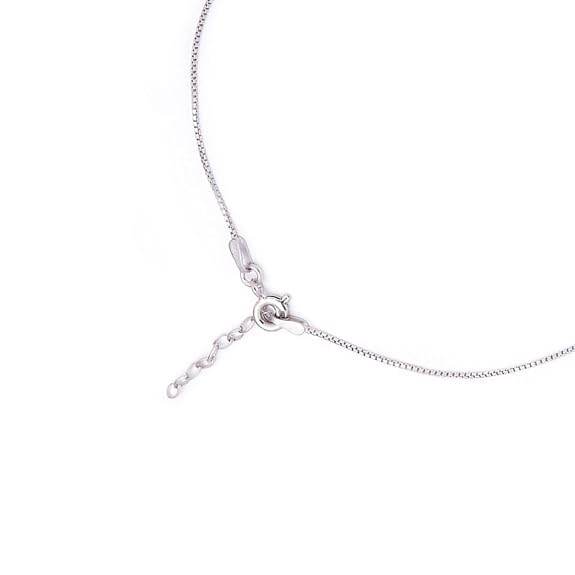 925 Sterling Silver Anklet Pair | Rhodium Plated Adorned Women Chain Anklet | - Rajputtrade