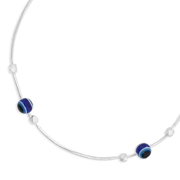 925 Sterling Silver Anklet | Rhodium Plated Precious Cubic Zirconia Women Chain Anklet | Gifts For Women & Girls | - Rajputtrade