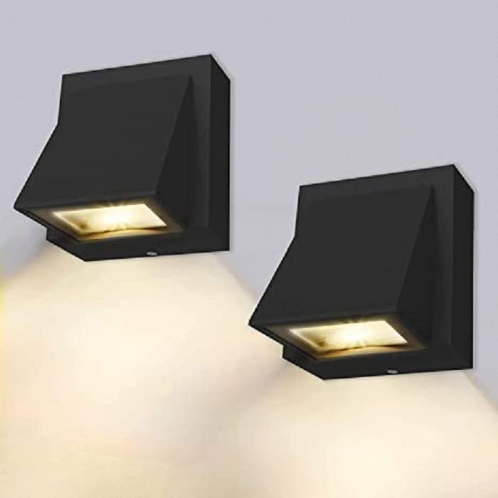 Wall Lights - 3W IP65 Waterproof Wall Lamp One Step Fancy LED Light for Wall 1 Way Outdoor Wall Lamps - Outdoor Wall Lights for Elevation,Garden & Patio Lights - (Warm White)-Pack of 1 - Rajputtrade