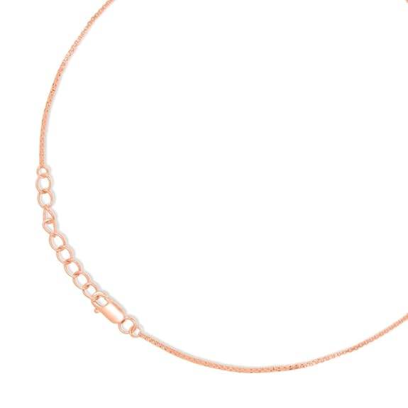 925 Sterling Silver Rose Gold Plating Chain Anklet (Single) | Gift for Women & Girls | - Rajputtrade