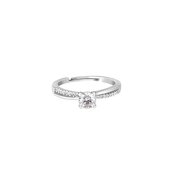 925 Silver Layered Ring Rose Gold 18k Gold Plated Rings | Stacking Ring | Statement Ring | Gifts for Women & Girls - Rajputtrade