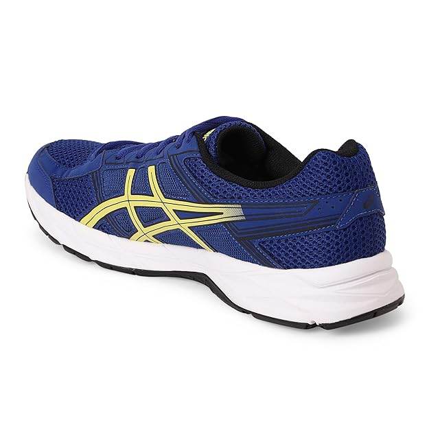 ASICS Men's Gel-Contend 4B+ Running Shoes (Blue, Yellow) - Rajputtrade