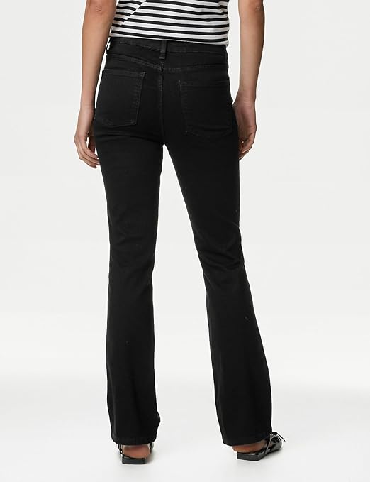 Women's High Rise Regular Jeans, Black Mix (Size 2XL) - Rajputtrade
