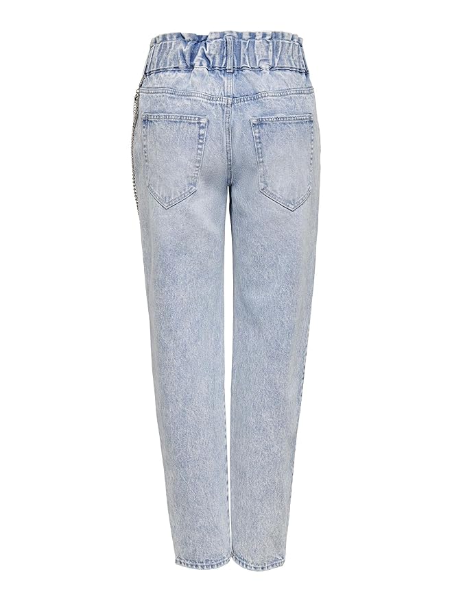 Regular Fit Ankle Length Cotton Womens Jeans, Blue (Size 32) - Rajputtrade
