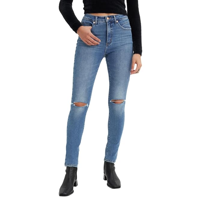 Women's High Rise Revel Shaping Skinny Fit Jeans, Blue (Size 26)