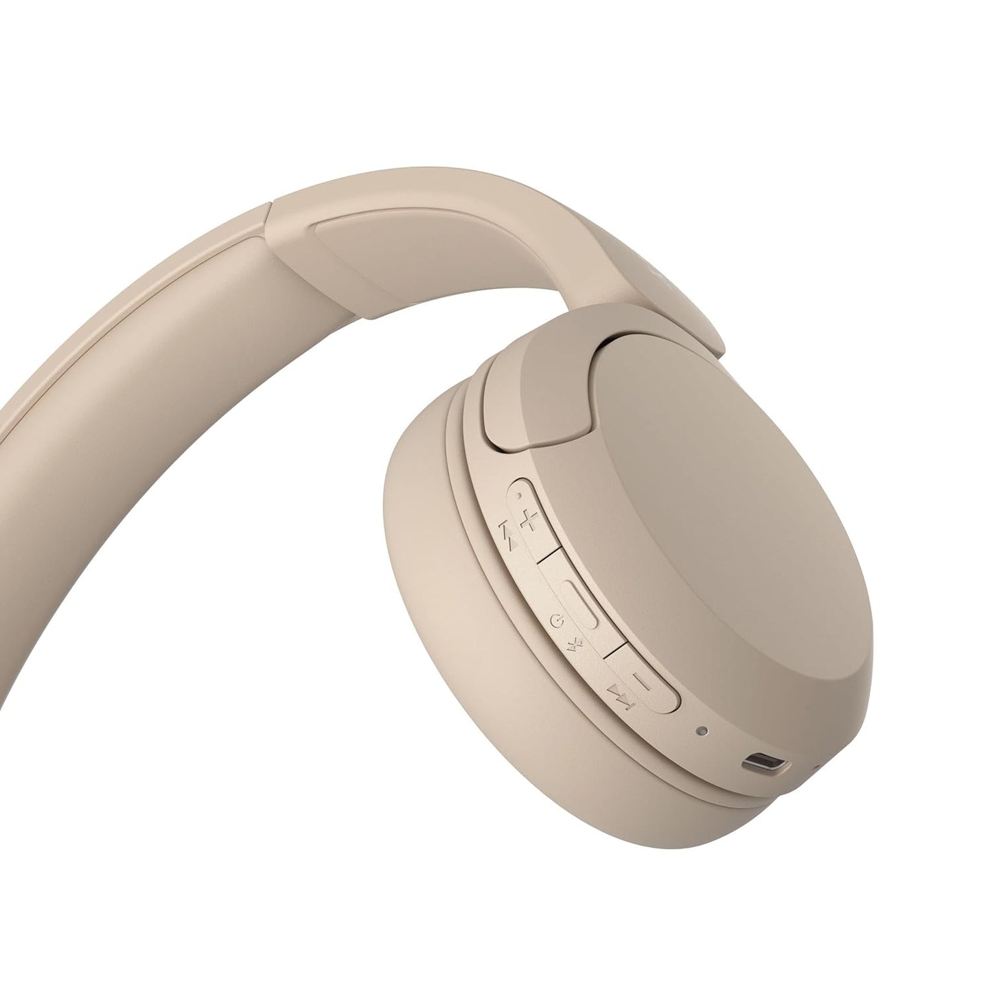 Sony WH-CH520 Wireless Bluetooth Headphones with Mic, Up to 50Hrs Battery, Voice Assistant, Customized EQ-Beige - Rajputtrade