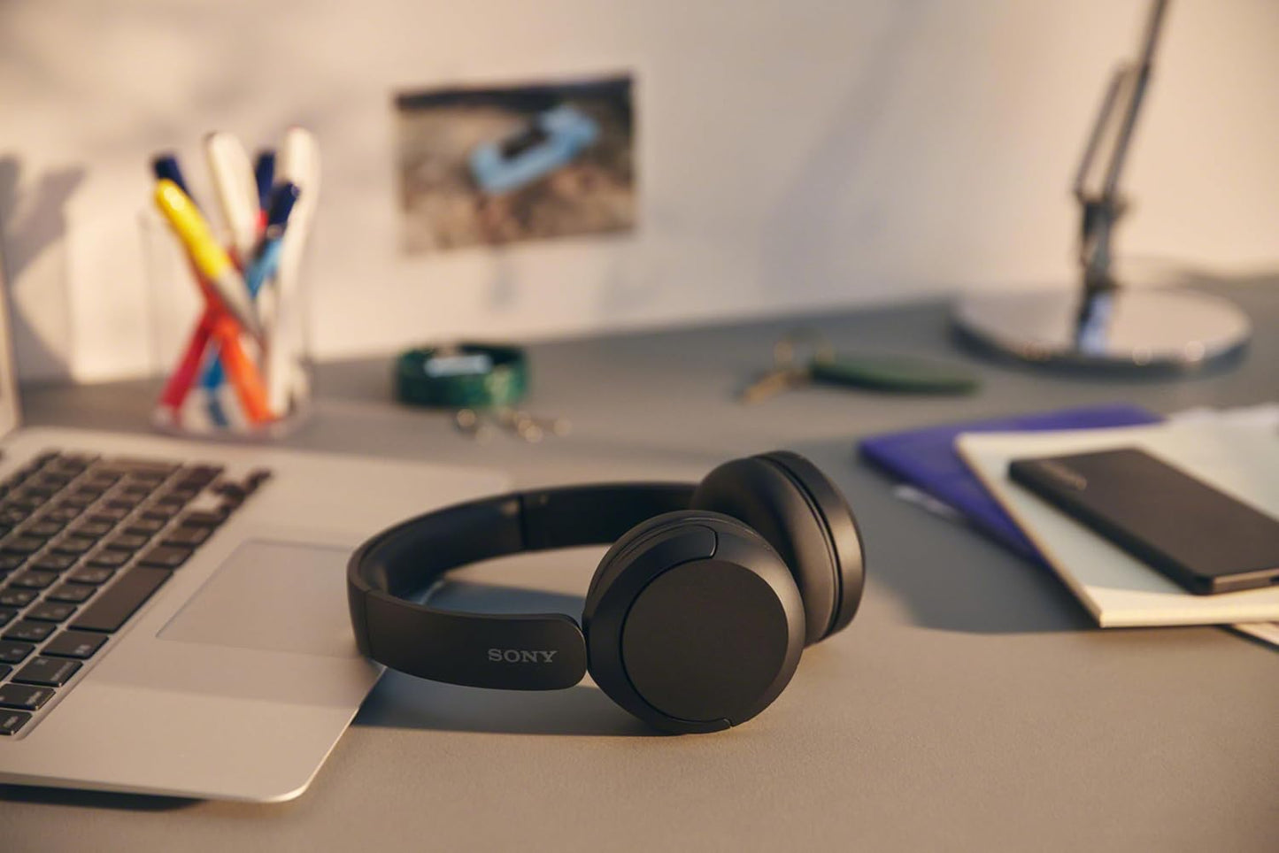 Sony WH-CH520 Wireless Bluetooth Headphones with Mic, Up to 50Hrs Battery, Voice Assistant, Customized EQ-Black - Rajputtrade