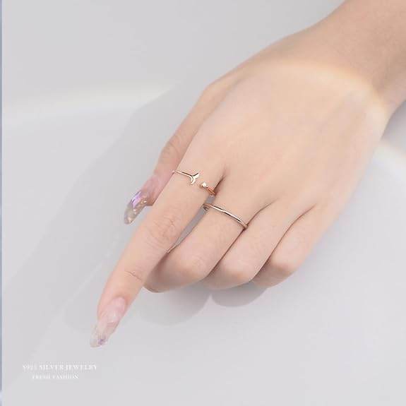 925 Sterling Silver Adjustable Rings For Women & Girls I Gift For Wife Girlfriend Sister I Finger Ring With Multiple Design Options - Rajputtrade