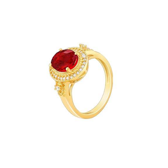 925 Silver Golden Poetic Love Ring,Fixed Size, Indian - 12| Gifts for Women and Girls | - Rajputtrade
