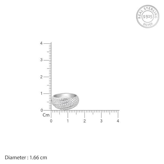 925 Silver Spired Dome Ring,Fixed Size,Indian - 12 | Gifts for Women and Girls | - Rajputtrade