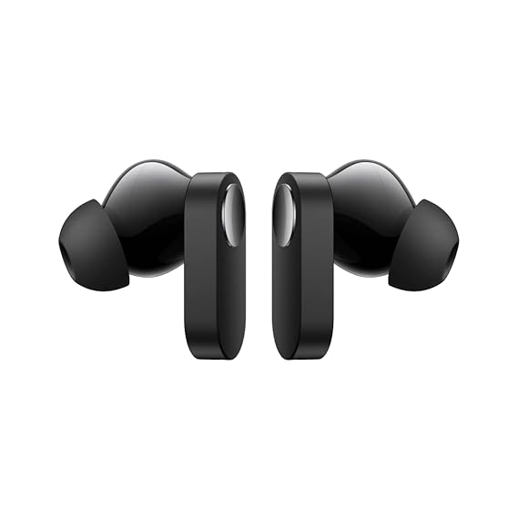 Oneplus Nord Buds True Wireless in Ear Earbuds with Mic, 12.4mm Titanium Drivers, Playback:Up to 30hr case, 4-Mic Design + AI Noise Cancellation, IP55 Rating (Black)