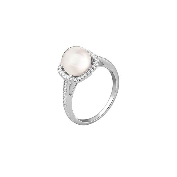 925 Silver Pearl Stunner Ring, Indian - 12| Gifts for Women and Girls | - Rajputtrade