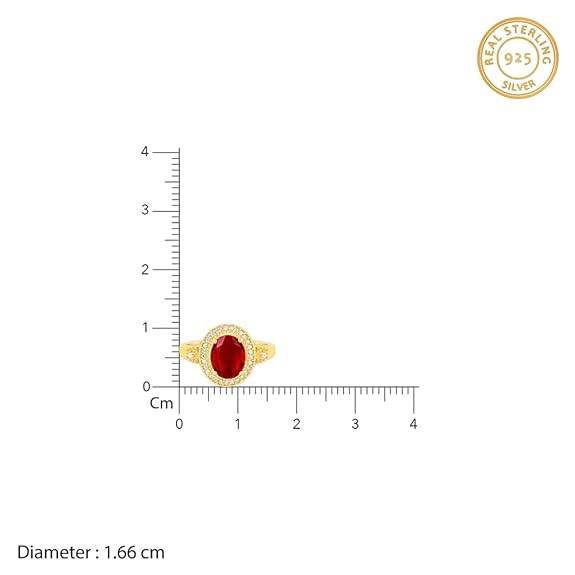 925 Silver Golden Poetic Love Ring,Fixed Size, Indian - 12| Gifts for Women and Girls | - Rajputtrade