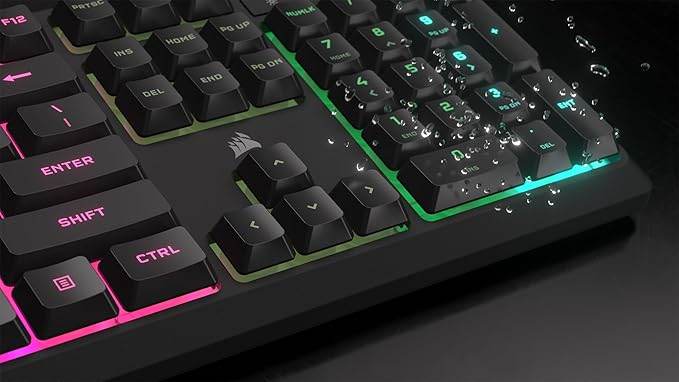Corsair K55 CORE RGB Gaming Keyboard,Dynamic Dedicated Media Keys - Rajputtrade