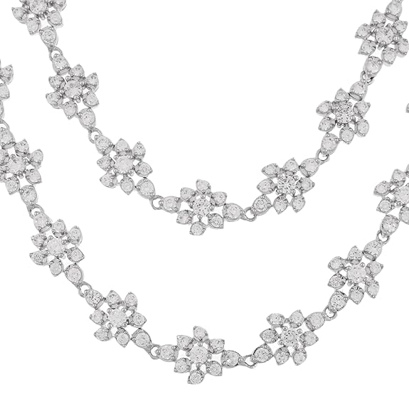 Starlight Danica Layered Necklace Set For Women Jewellery Set - Rajputtrade