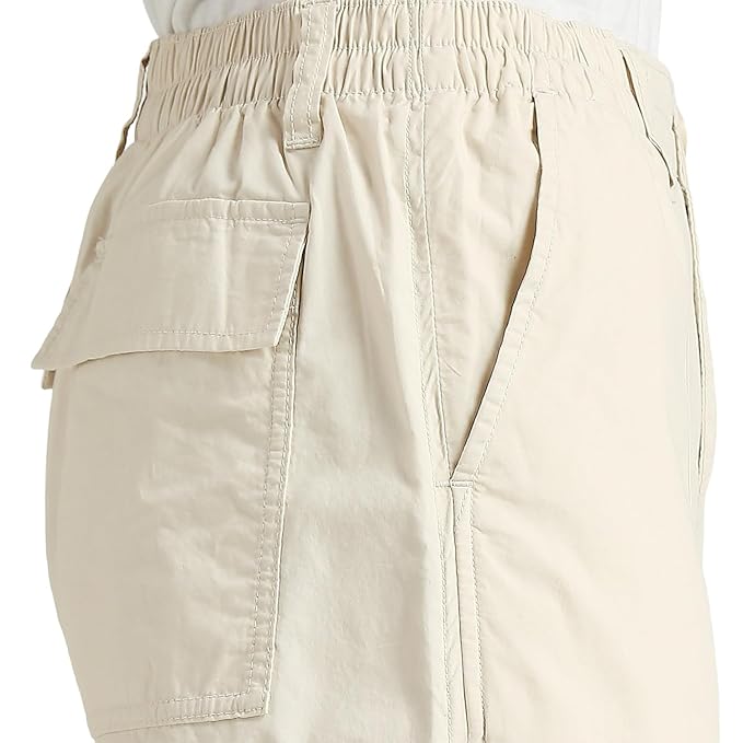 Women Relaxed Casual Pants, Ecru White (Size S) - Rajputtrade