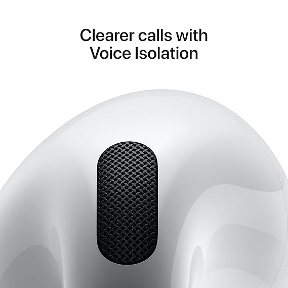 AirPods 4 Wireless Earbuds | Up to 30 Hours of Battery Life, USB-C Charging Case (White) - Rajputtrade