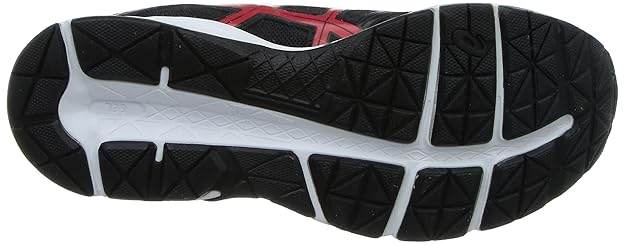 ASICS Men's Gel-Contend 4B+ Running Shoes (Black, Red) - Rajputtrade