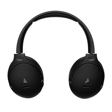 boAt Rockerz 551ANC Hybrid Active Noise Cancellation Over Ear Headphones with Up to 100H Playtime, ASAP Charge (Black) - Rajputtrade