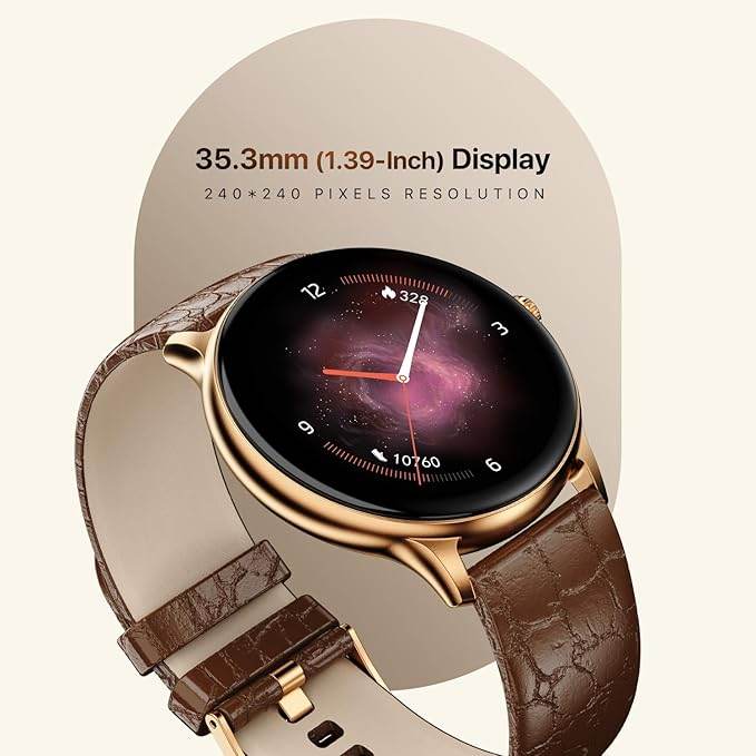Fire-Boltt Phoenix Classic Smart Watch 1.39 inch Bluetooth Calling, Metal Body with 120+ Sports Modes, SpO2 (Brown Classic) - Rajputtrade