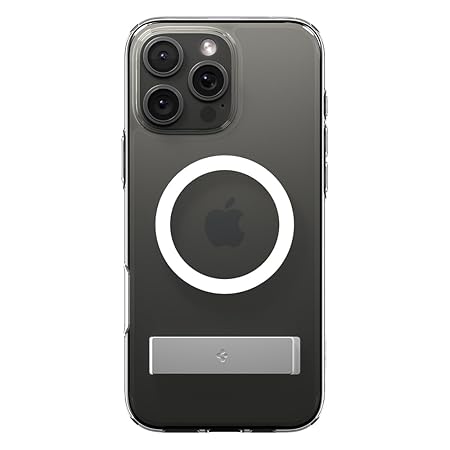 Spigen Ultra Hybrid S MagFit Back Cover Case Compatible with iPhone 16 Pro Max (TPU + Poly Carbonate | Crystal Clear)